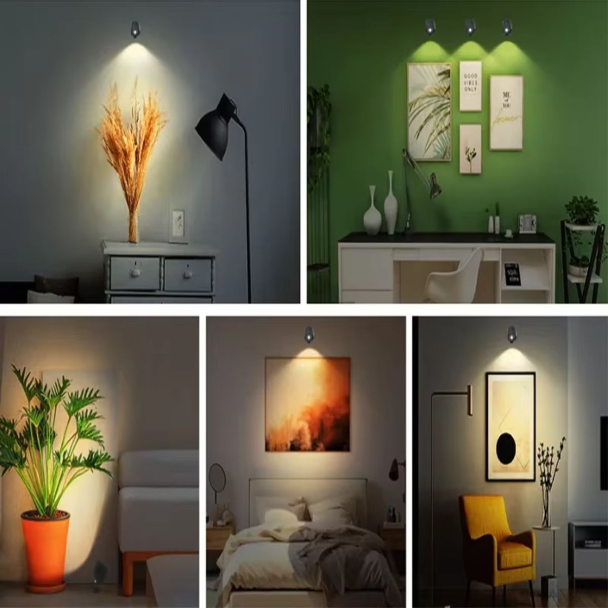 360° Rotatable Wireless LED Reading Lamp