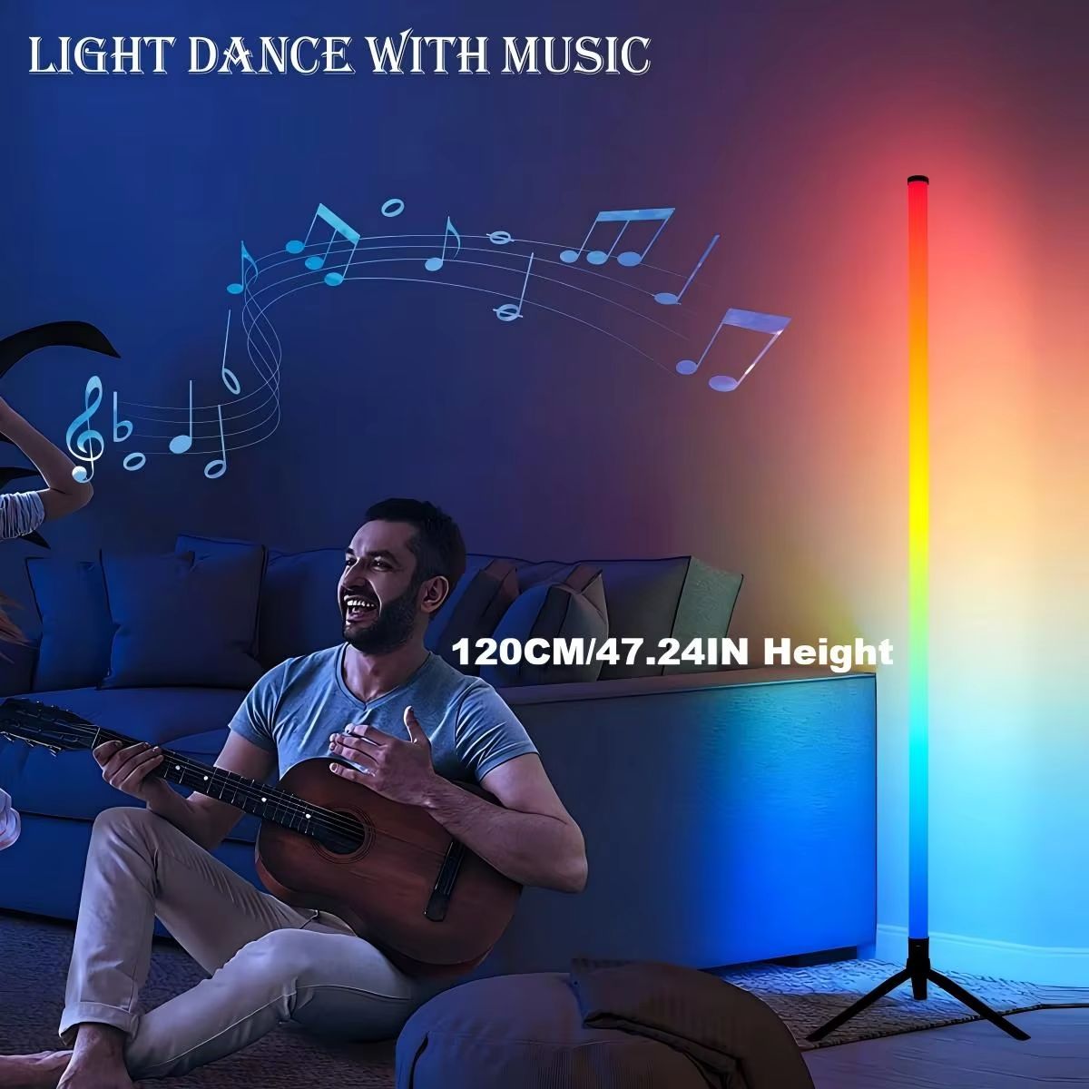Smart RGB Corner Floor Lamp